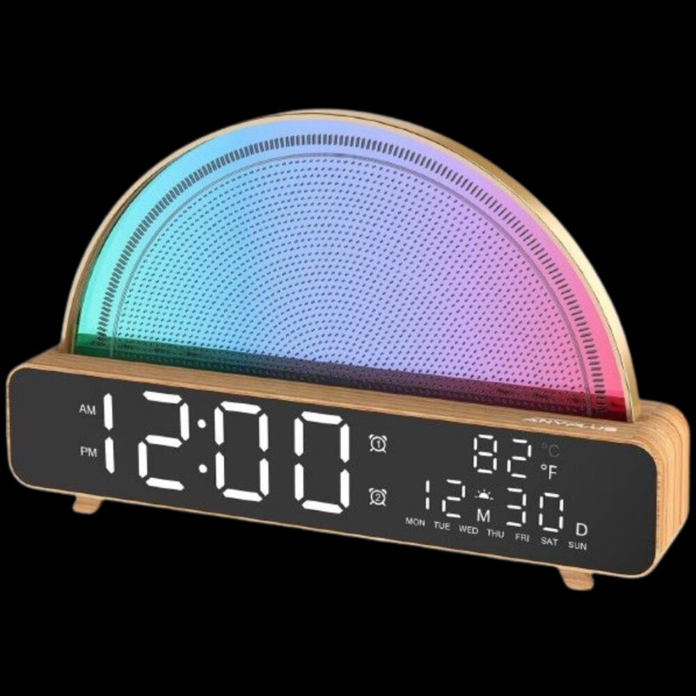 Sunrise Digital Alarm Clock, Noise Machine, Adjustable Nightlight